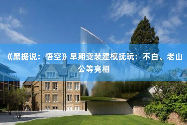 《黑据说：悟空》早期变装建模抚玩：不白、老山公等亮相