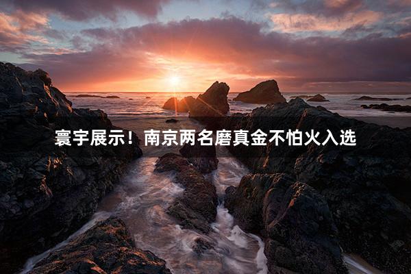 寰宇展示！南京两名磨真金不怕火入选